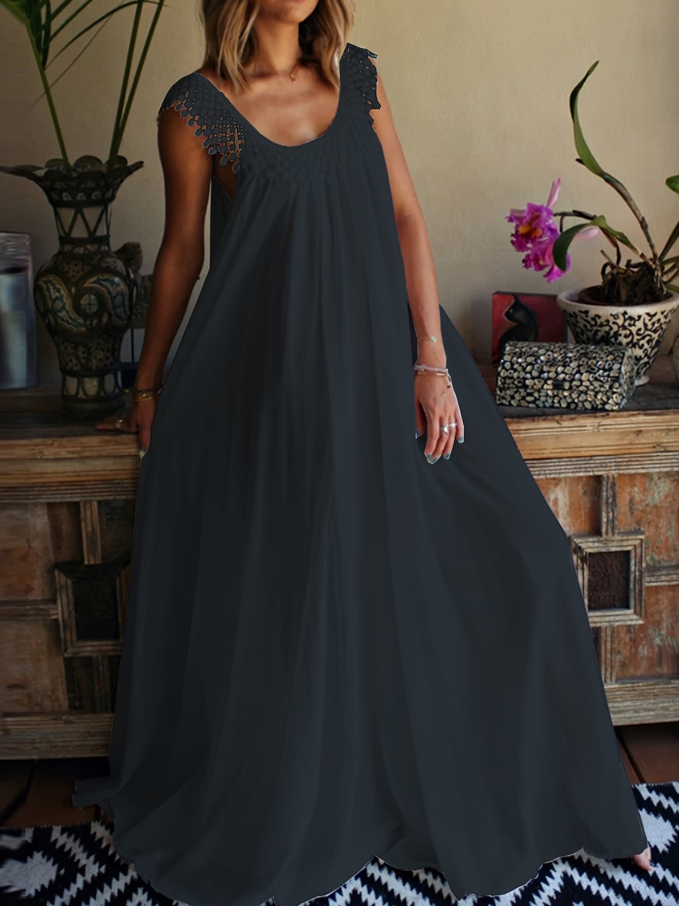 Seraphina | Sukienka Boho Koronkowa Plus Size
