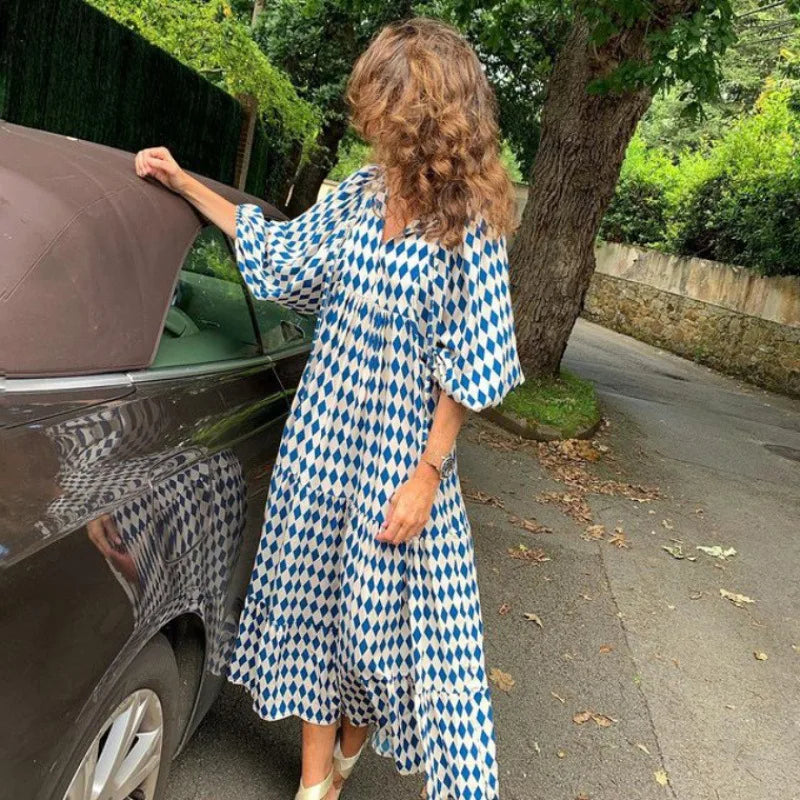 Elysia | Kwiatowa Sukienka Boho Maxi